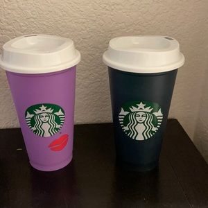 Starbucks cups